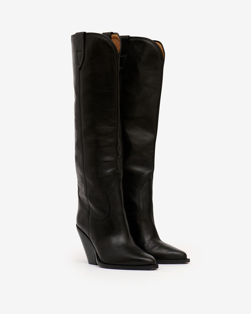 BOTTES EN CUIR VELOURS LOMERO