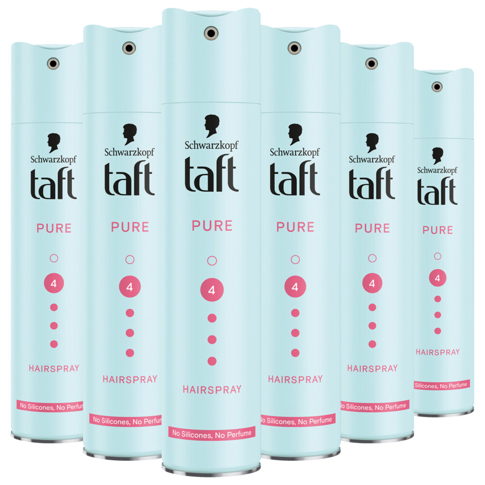 6x Taft Hairspray Ultra Pure Hold250 ml