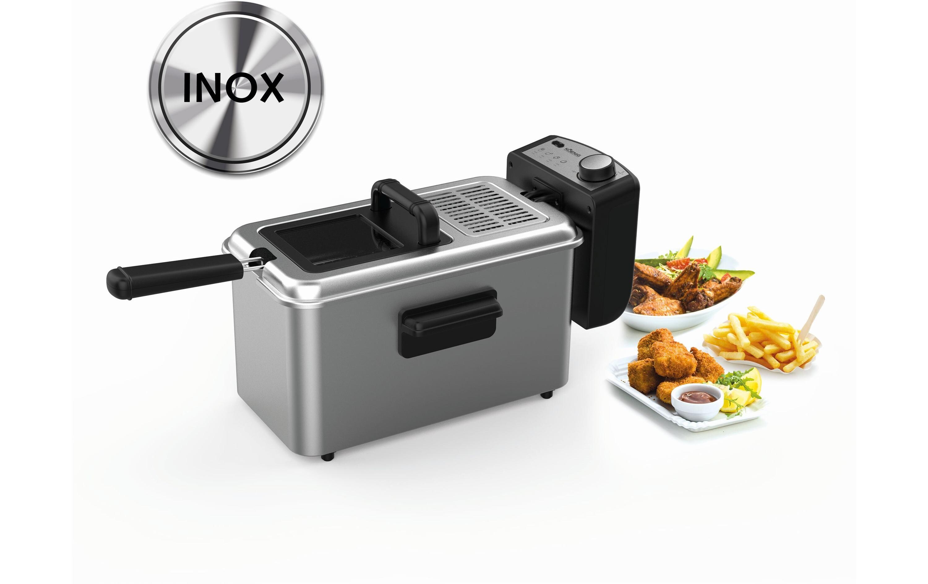 Fritteuse Inox, 1 kgKaltzonenfritteuse