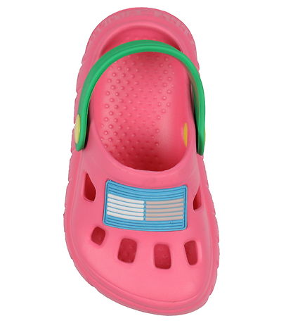 Tommy Hilfiger Sandalen - Bequem - Fuxia/Green