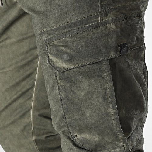 Pantalon Cargo Reflex Rib Vert Kaki