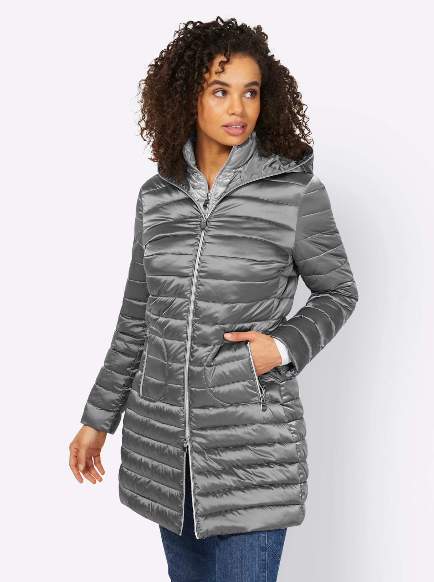 heine Steppjacke mit Kapuze