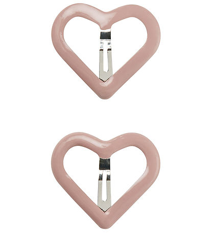 Lil' Atelier Haarspange - 2er-Pack - NkfAcc-Olina - Peach Peitsc
