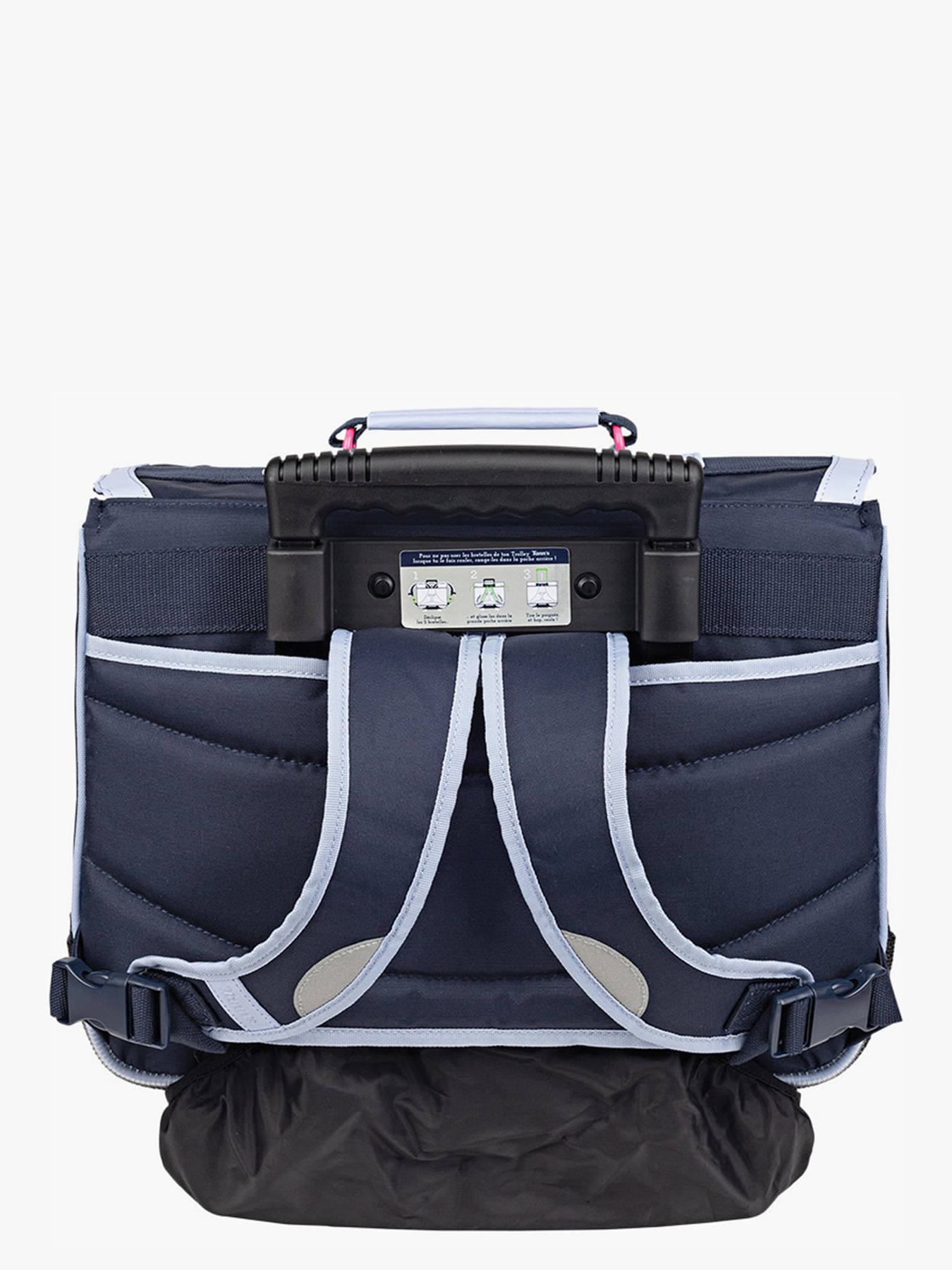 Cartable  roulettes 2 compartiments TANN'S