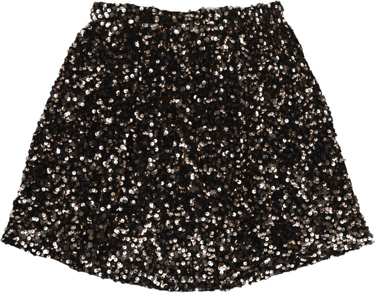 The New TNMarlin Sequin Skirt Black beauty
