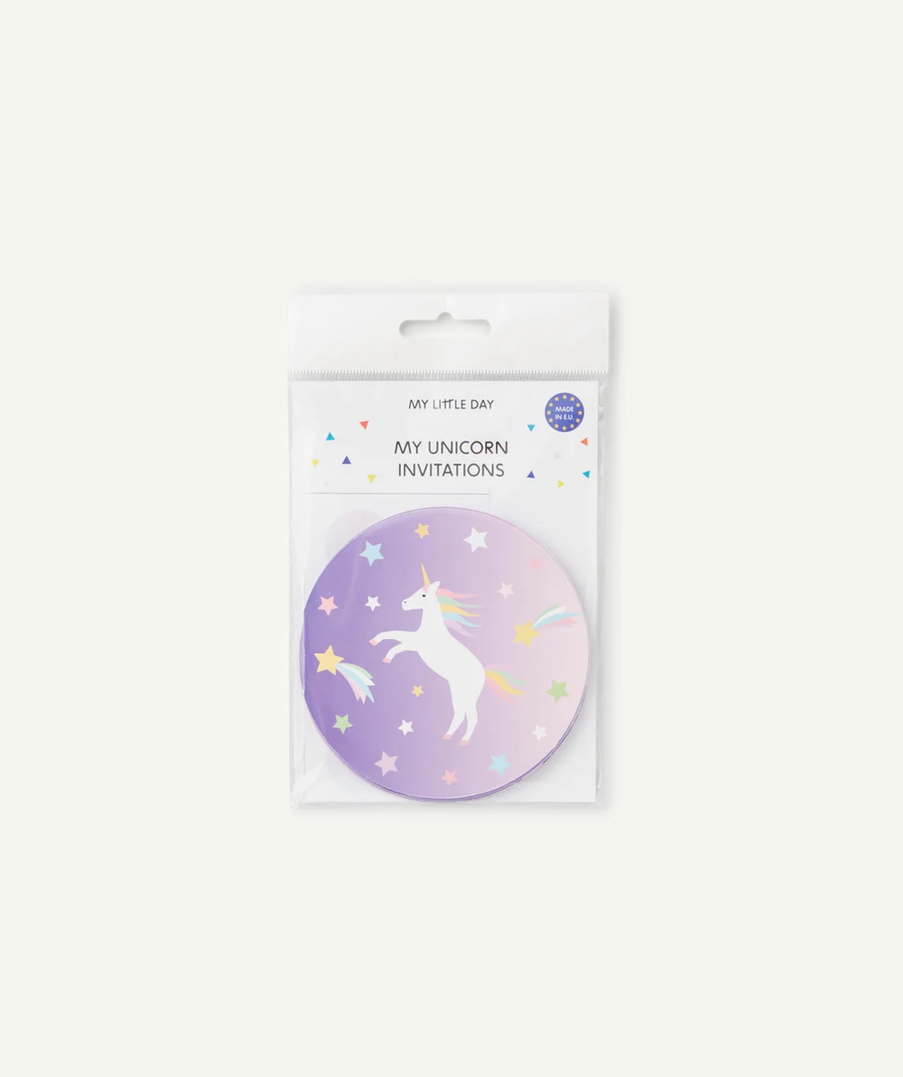 MY LITTLE DAY8 INVITATIONS LICORNE GALACTIQUE
