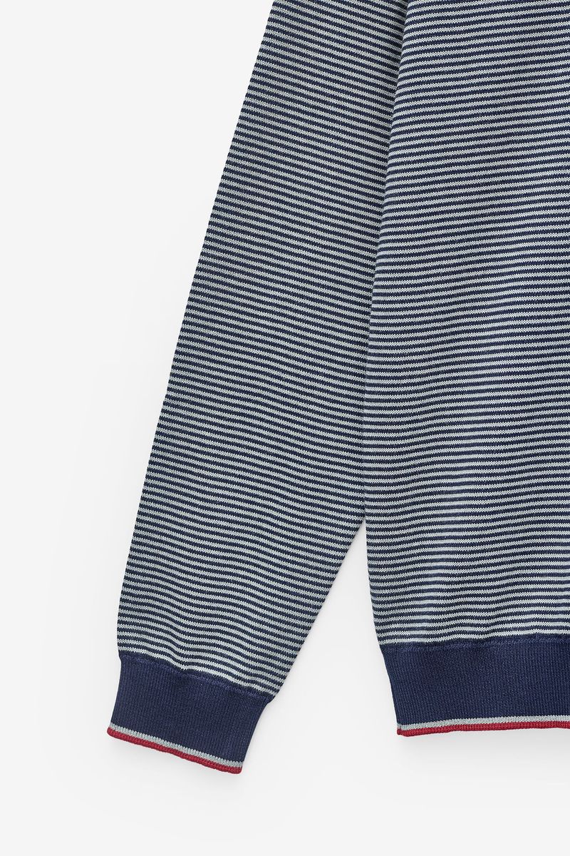 SWEAT DE MALHA ÀS RISCAS