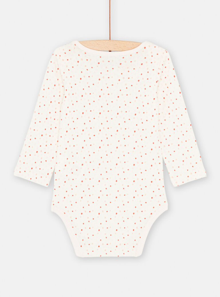 Body écru à imprimé à pois