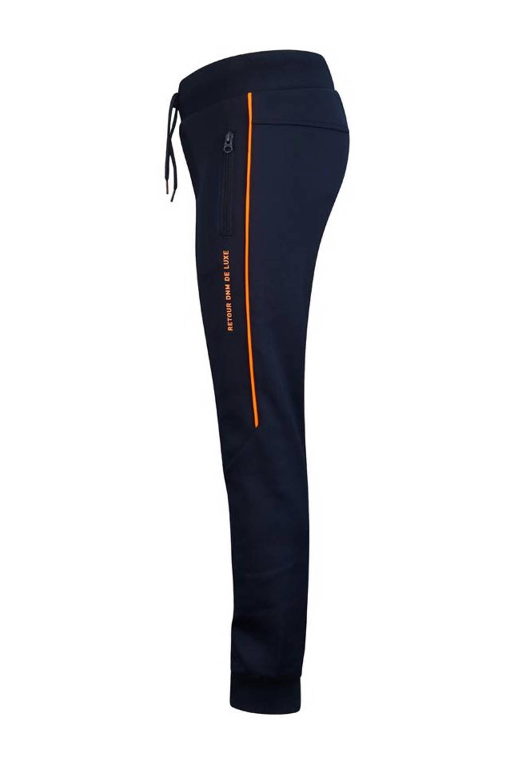 Retour Jeans slim fit broek Elliot donkerblauw