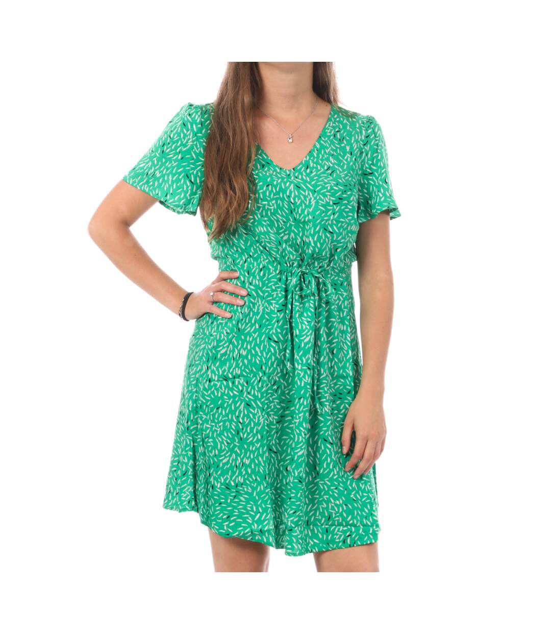 Robe Verte à Motifs Femme Vero Moda Easy