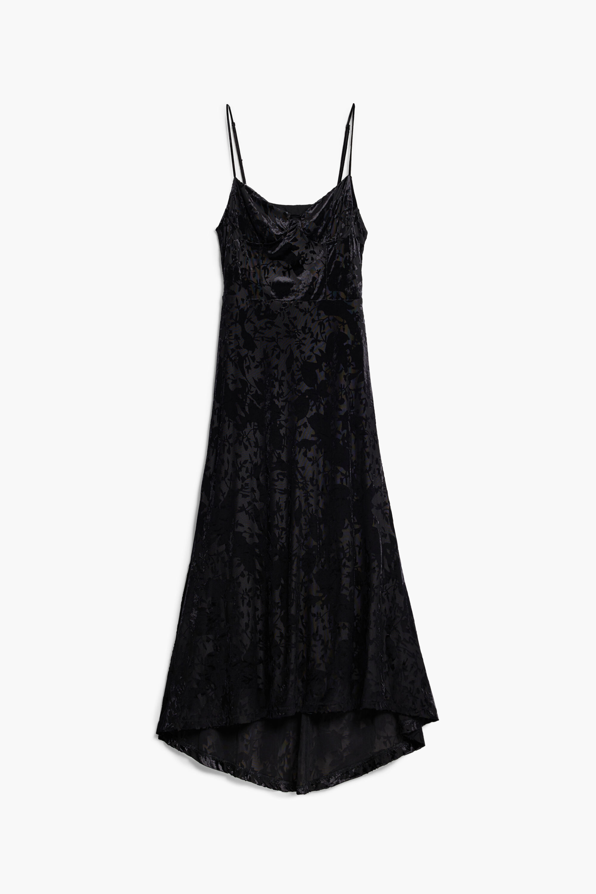 Vestido midi lencero