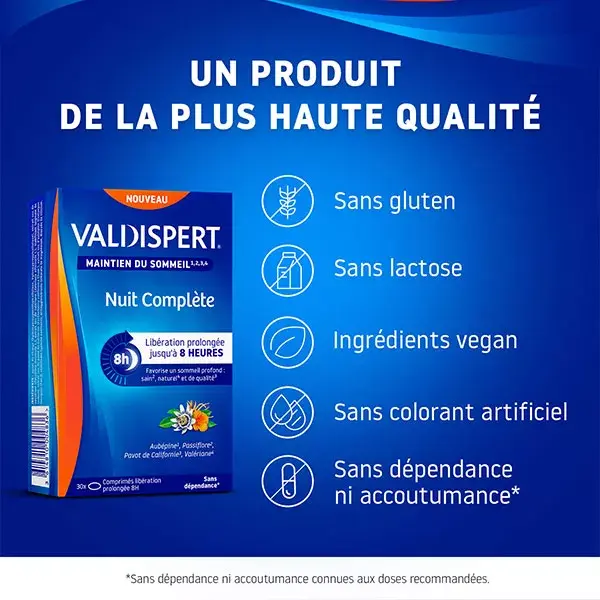 Valdispert Suporte Completo para uma Noite de Sono 30 comprimidos