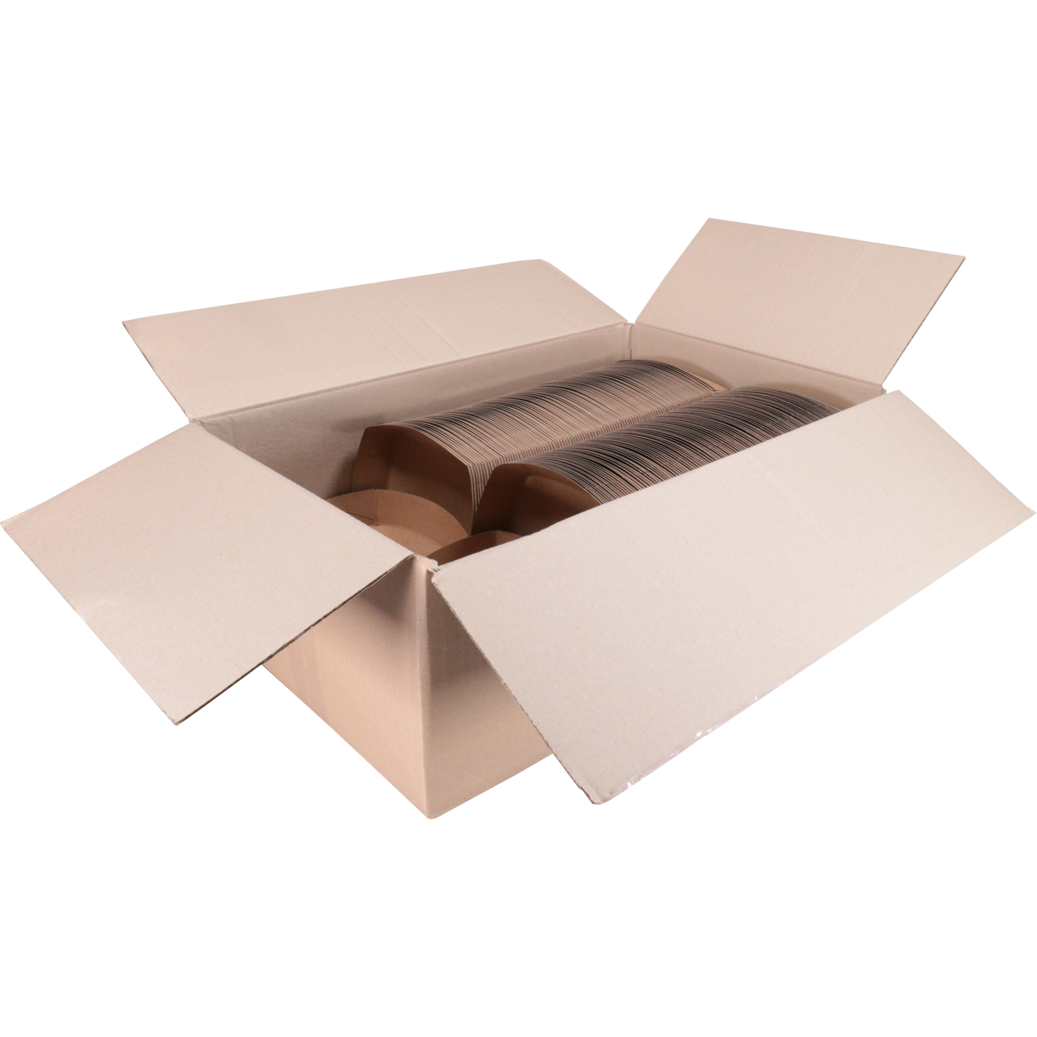 Bak, Karton, conisch bakje, 135x135x35mm, bruin