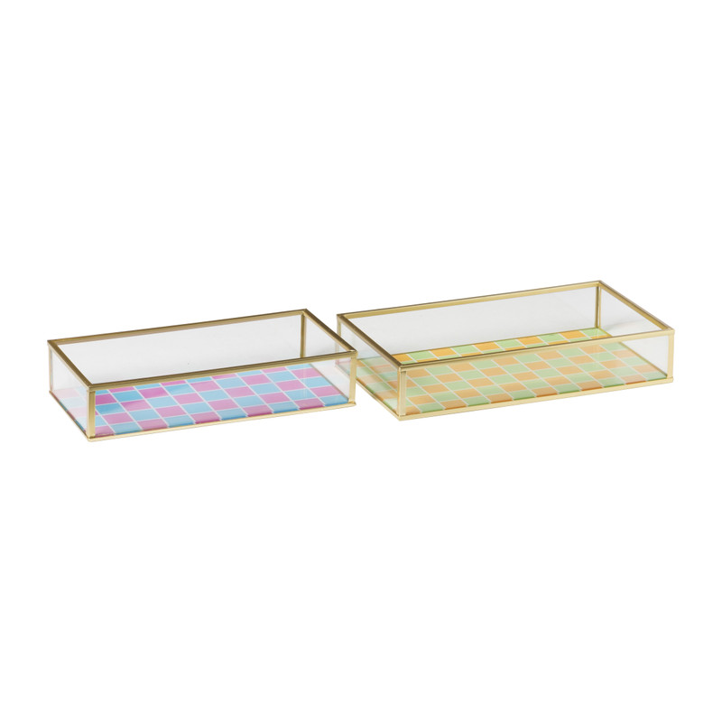 Tray goud - set van 2