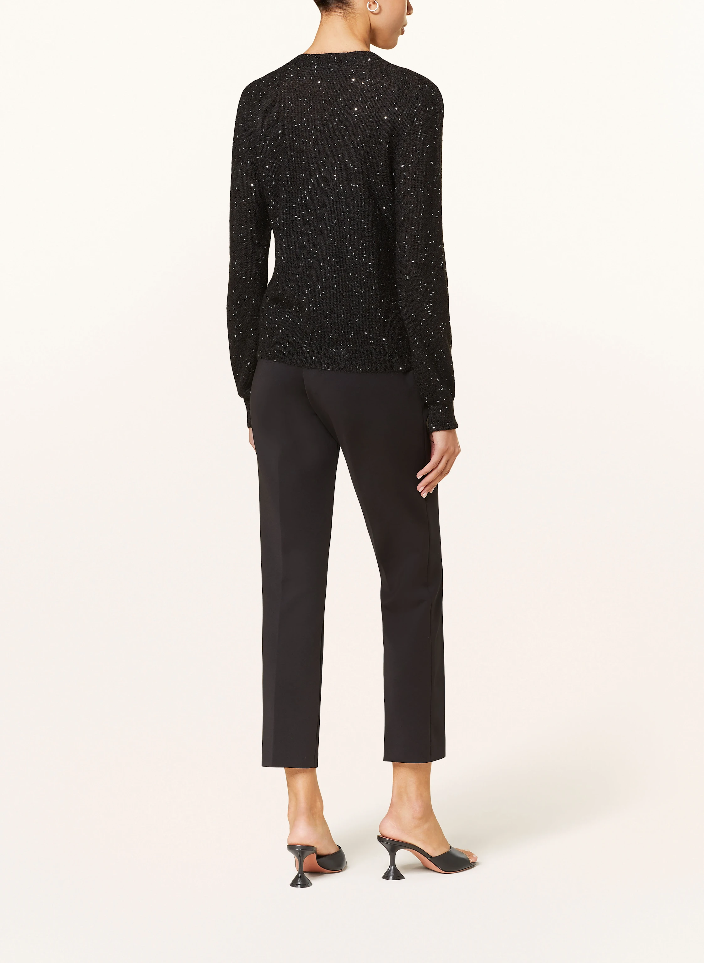 FABIANA FILIPPI Strickjacke mit Mohair und Pailletten