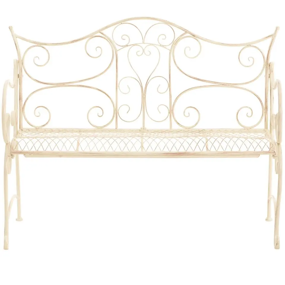 CLP Tuinbank Tara 113 cm - antiek/creme