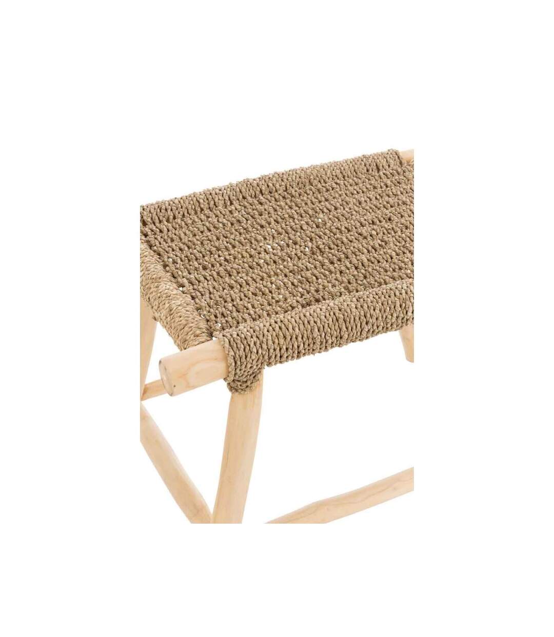 Paris Prix - Tabouret Design En Teck timo 60cm Naturel