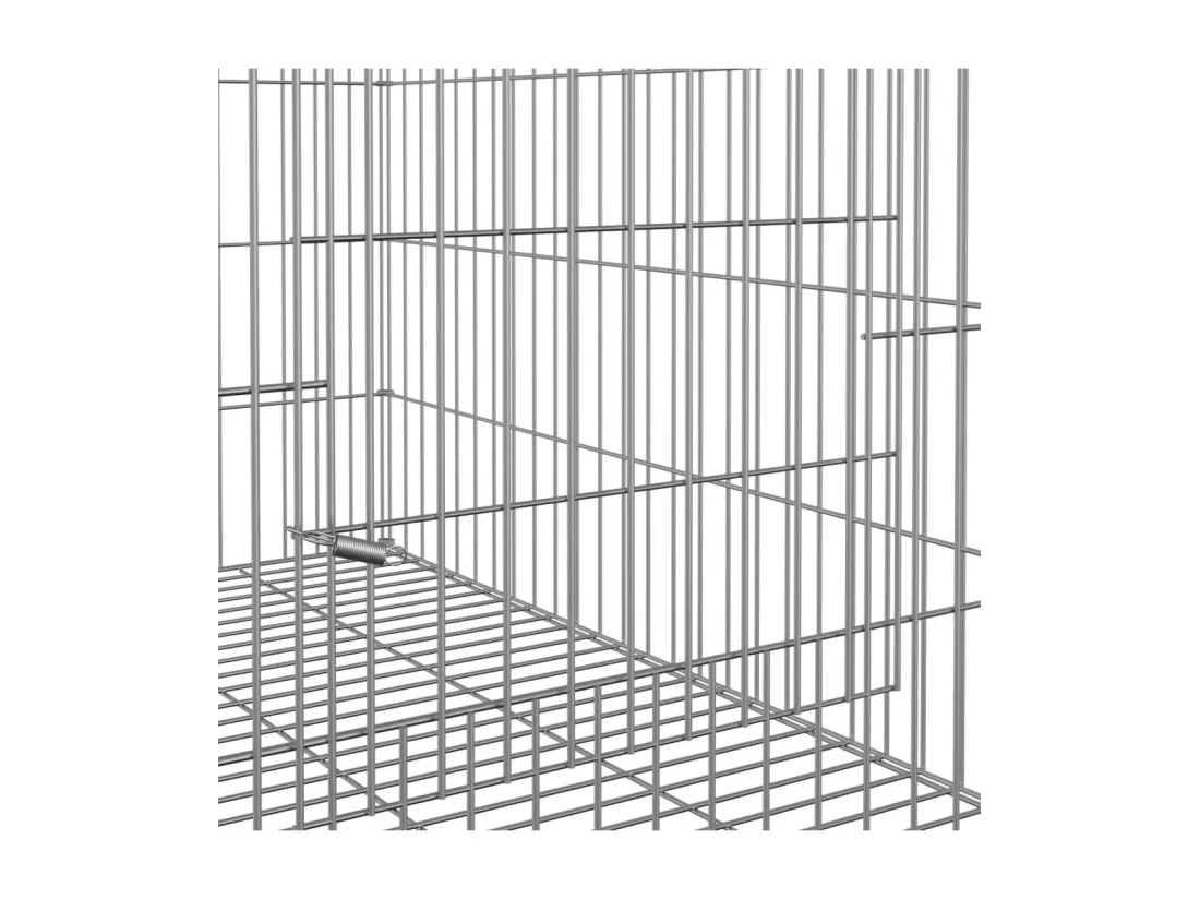 Cage à lapin 78x54x54 cm Fer galvanisé