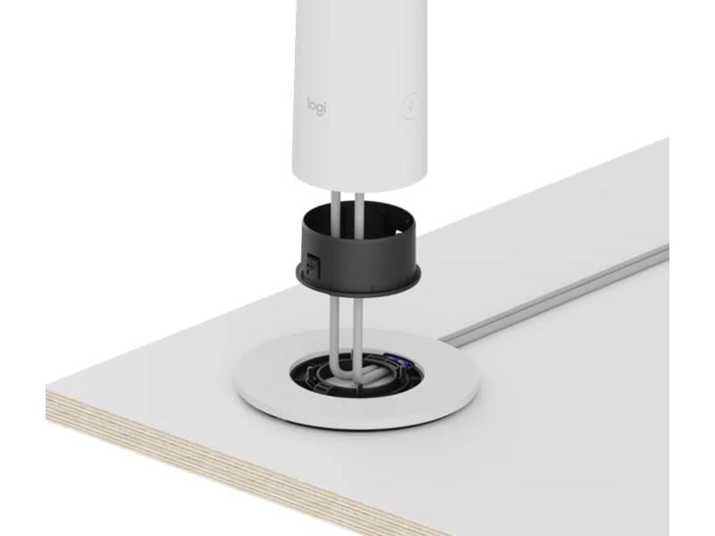 Logitech Tischkamera Sight, 4K 60 fps, Weiss Tischkamera mit intelligentem Framing für mehrere Teilnehmer. Die beste Sicht auf den Konferenzraum – egal, wo Sie sind
