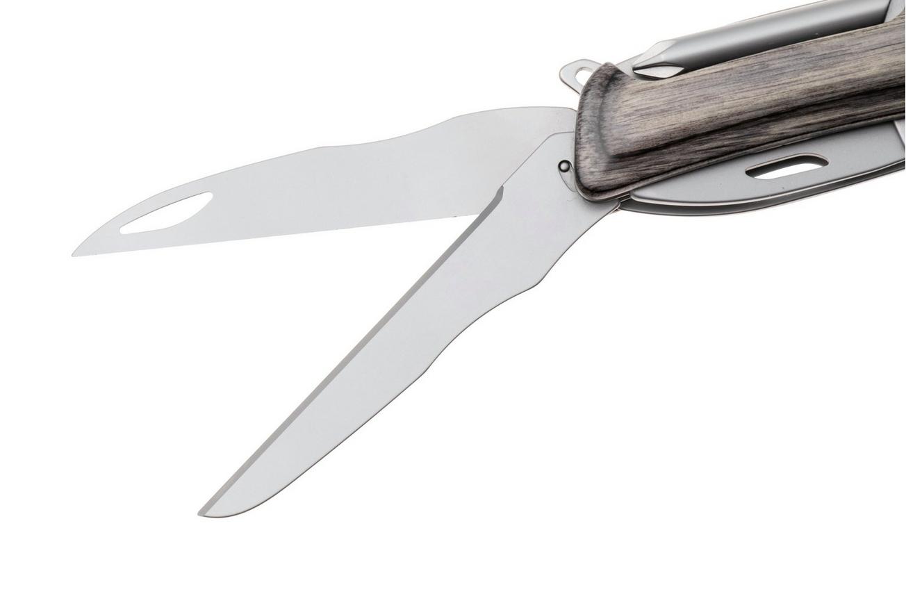 Swiza D08 R AM, KNR.0126.6510, Laminate Black, Zwitsers zakmes, 8 tools