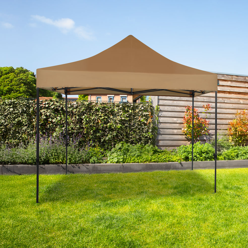 VONROC Premium 3x3m easy-up partytent - Beige