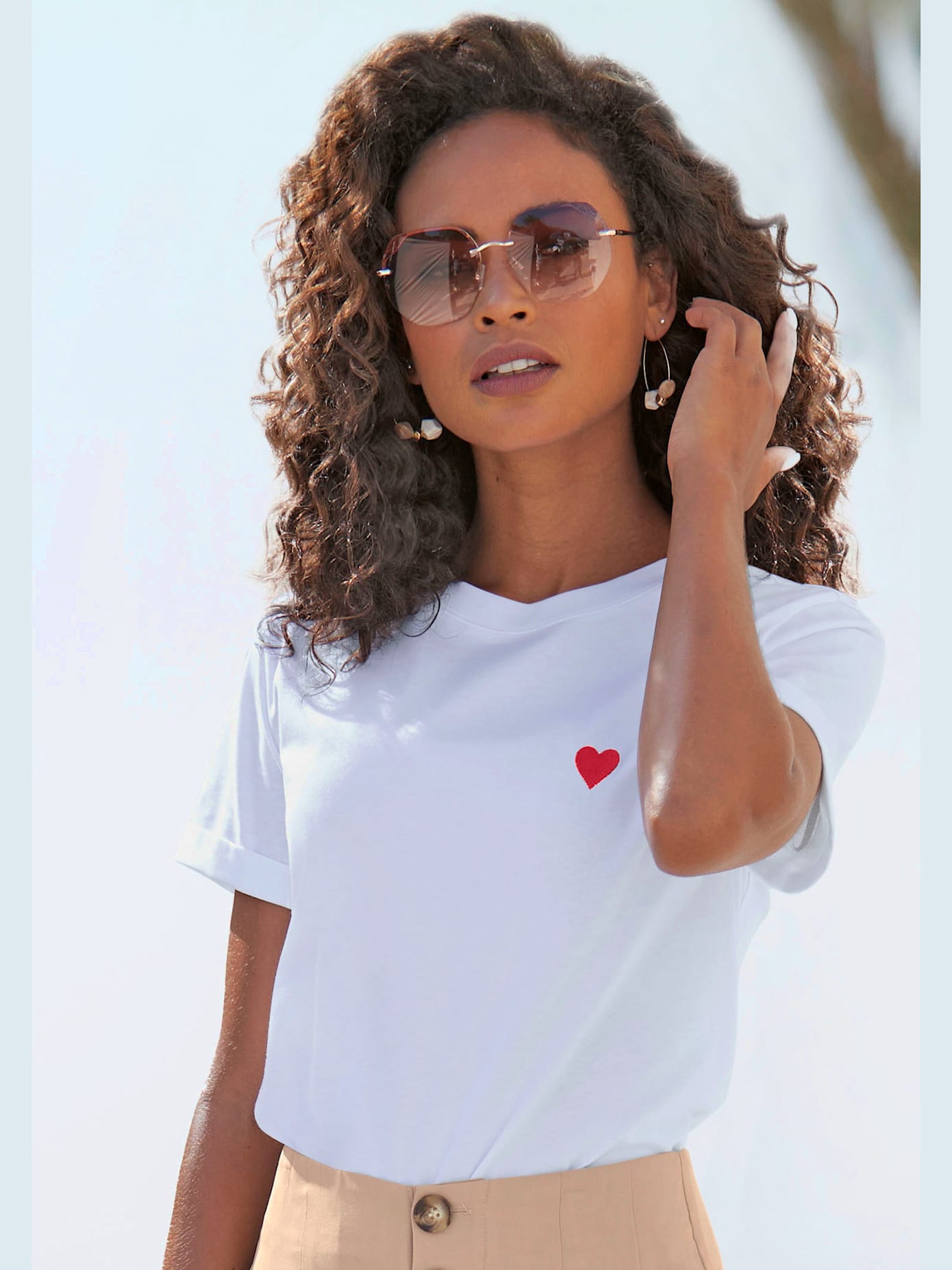 T-shirt encolure ronde