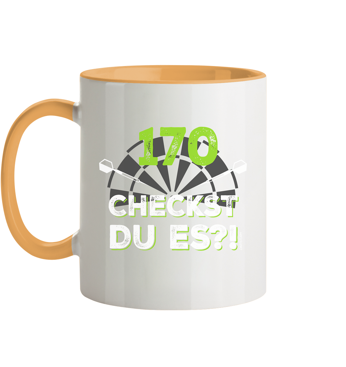 DartSturm - 170 Checkst du es - Tasse zweifarbig