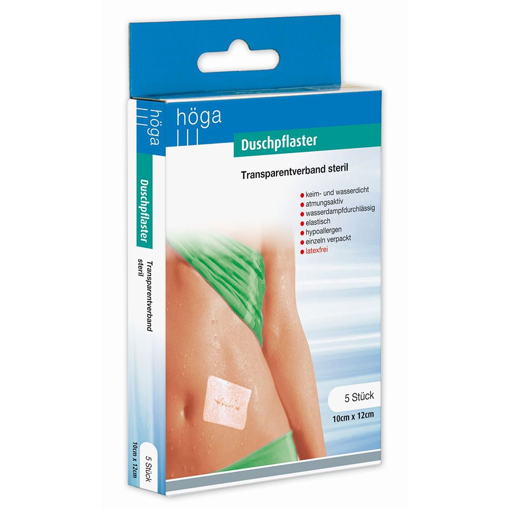 Höga Transparentverband steril 10 x 12 cm