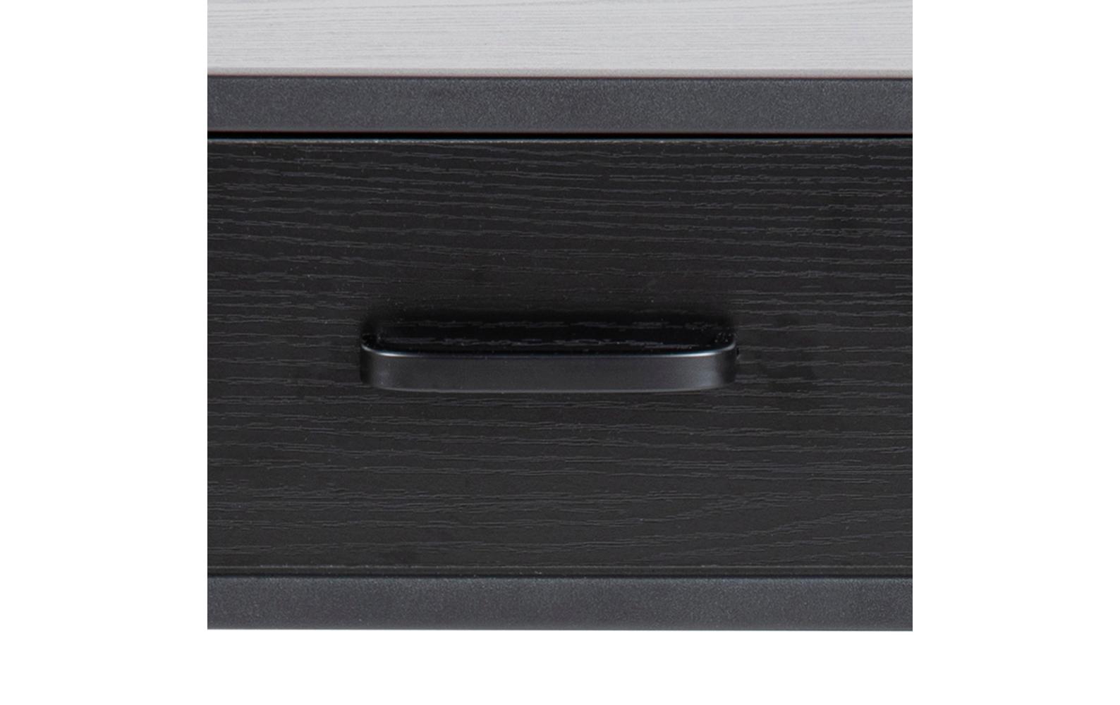 Nachttisch Seaford 42 x 35 x 63 cm, SchwarzNachtschrank