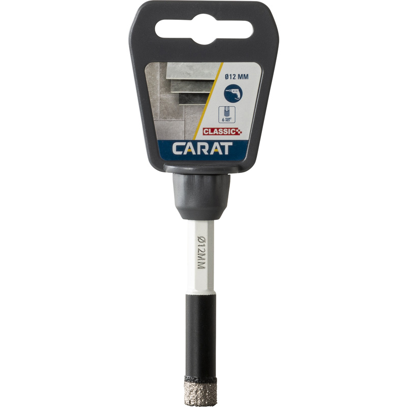 Carat droogboor voor (accu) boormachine, etdc classic Ø12mm*