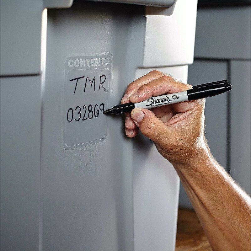 Pack de 20 marqueurs permanent Sharpie noir + 4 offerts