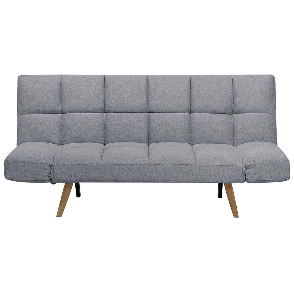 INGARO - Slaapbank 3-zits - Lichtgrijs - Polyester