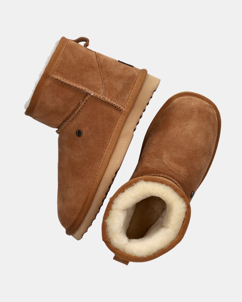 Warmbat Australia Wallaby Gevoerde boots  - cognac