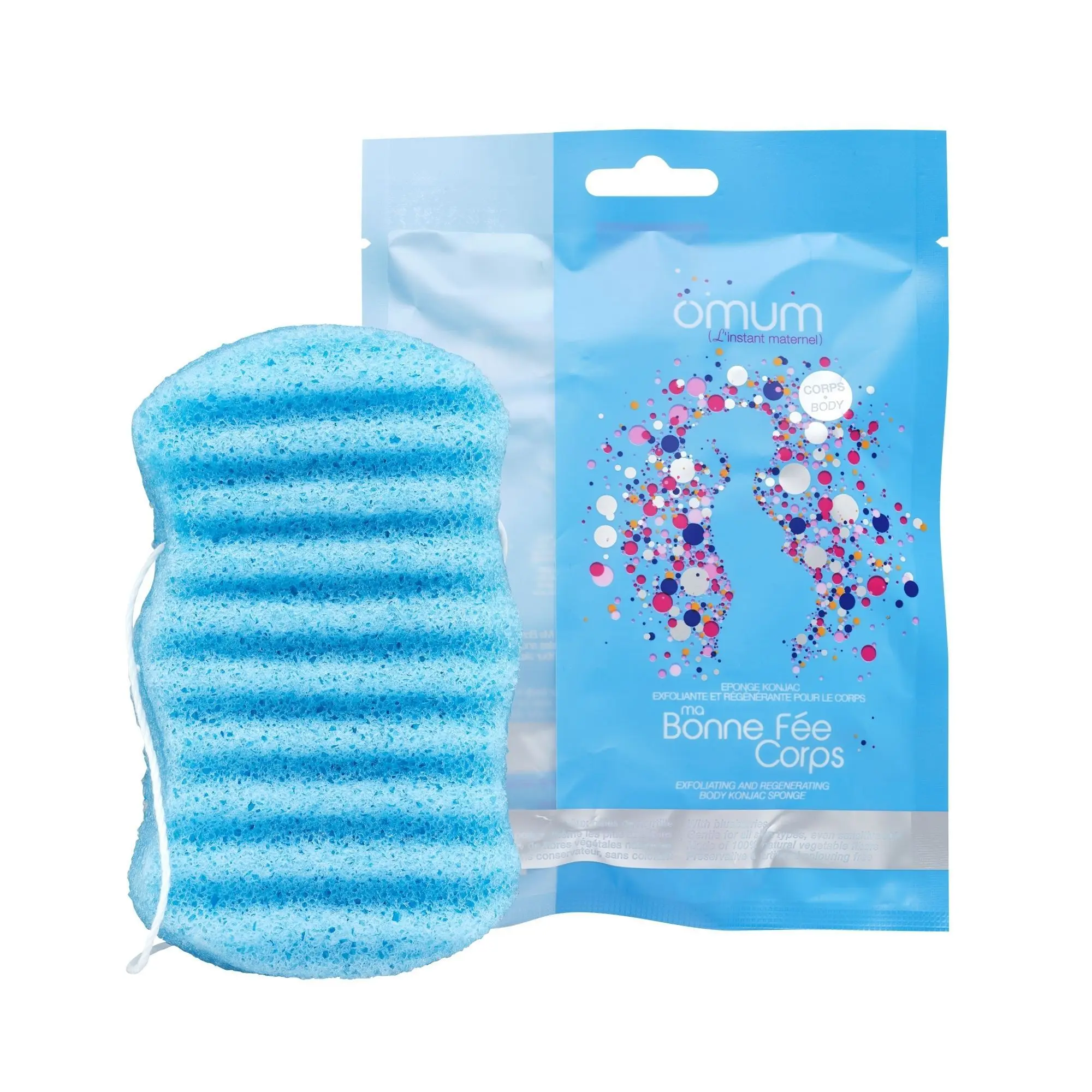 Omum - Ma Bonne Fée Corps Éponge Corps Exfoliante et Régénérante- Eponges