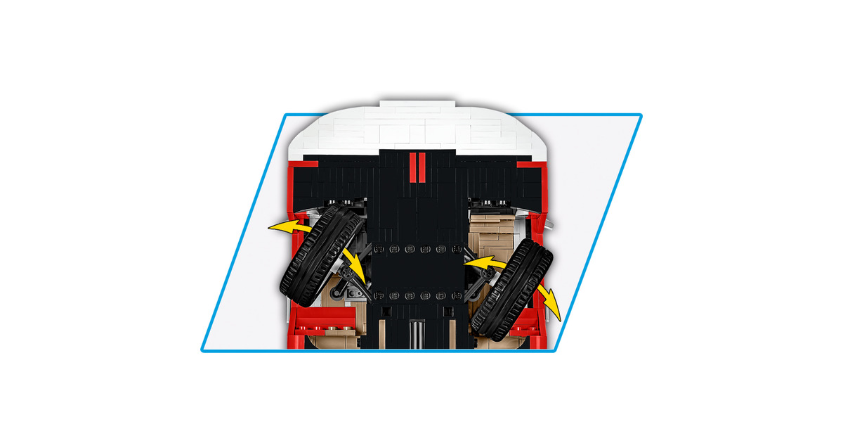 COBIVolkswagen T2a Camper Van - Executive Edition Constructiespeelgoed  (Schaal 1:12)