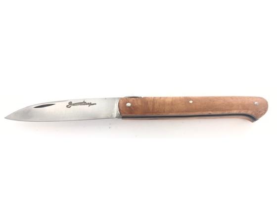 Sauveterre 9 cm Plein Manche Bruyère Couteau de poche par Laguiole en Aubrac