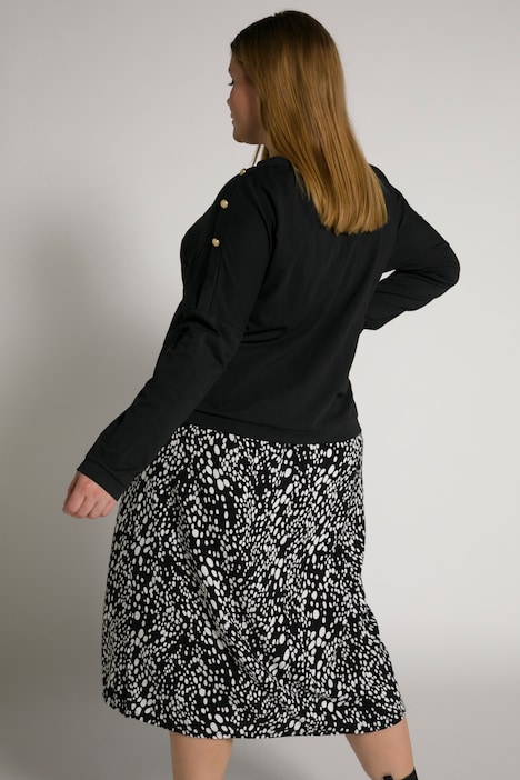 Bellieva-Sweatkleid, Stillfunktion, Rundhals