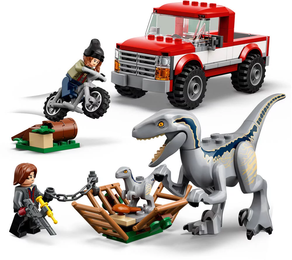 LEGO®JURASSIC WORLD™ 76946 - LA CAPTURE DES VELOCIRAPTORS BETA ET BLUE