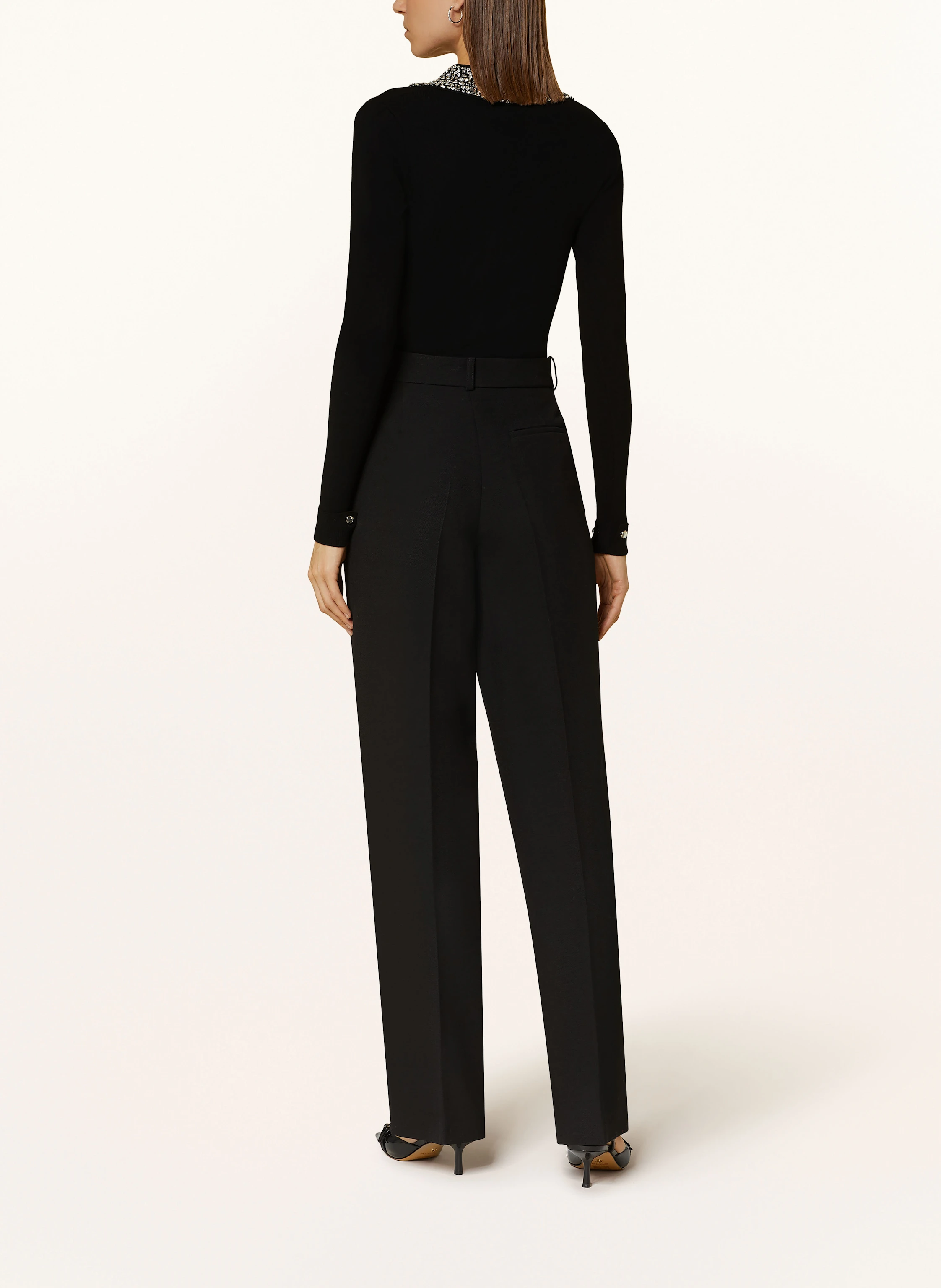 LIU JO Pullover mit Schmucksteinen