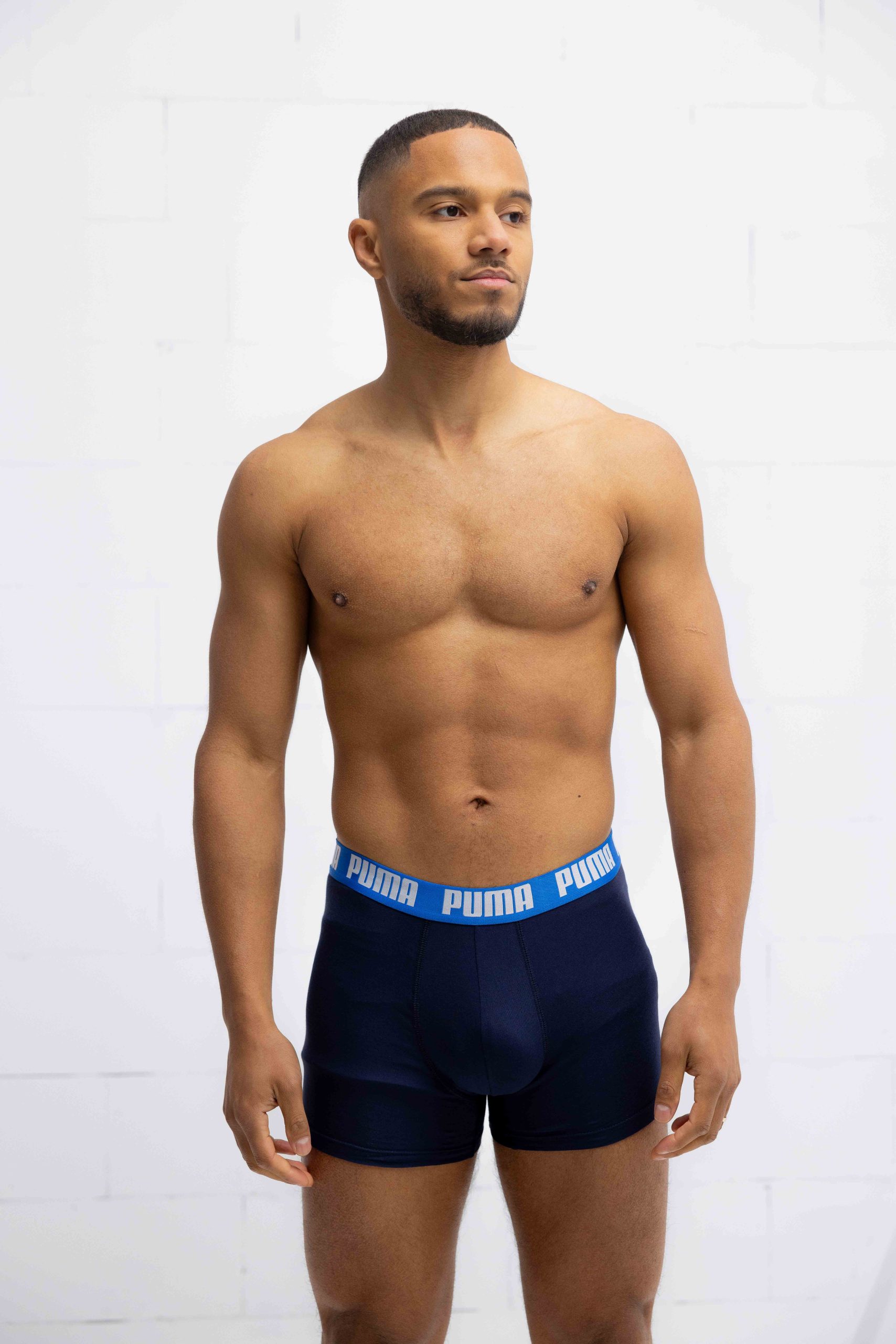 Puma Everyday Basic Boxershort Heren 6-Pack Blauw/Donkerblauw