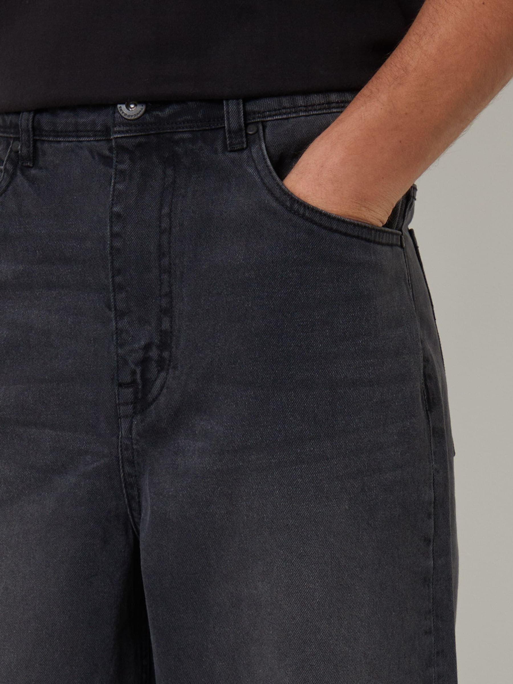 Grijs - Threadbare Baggy Fit Jeans