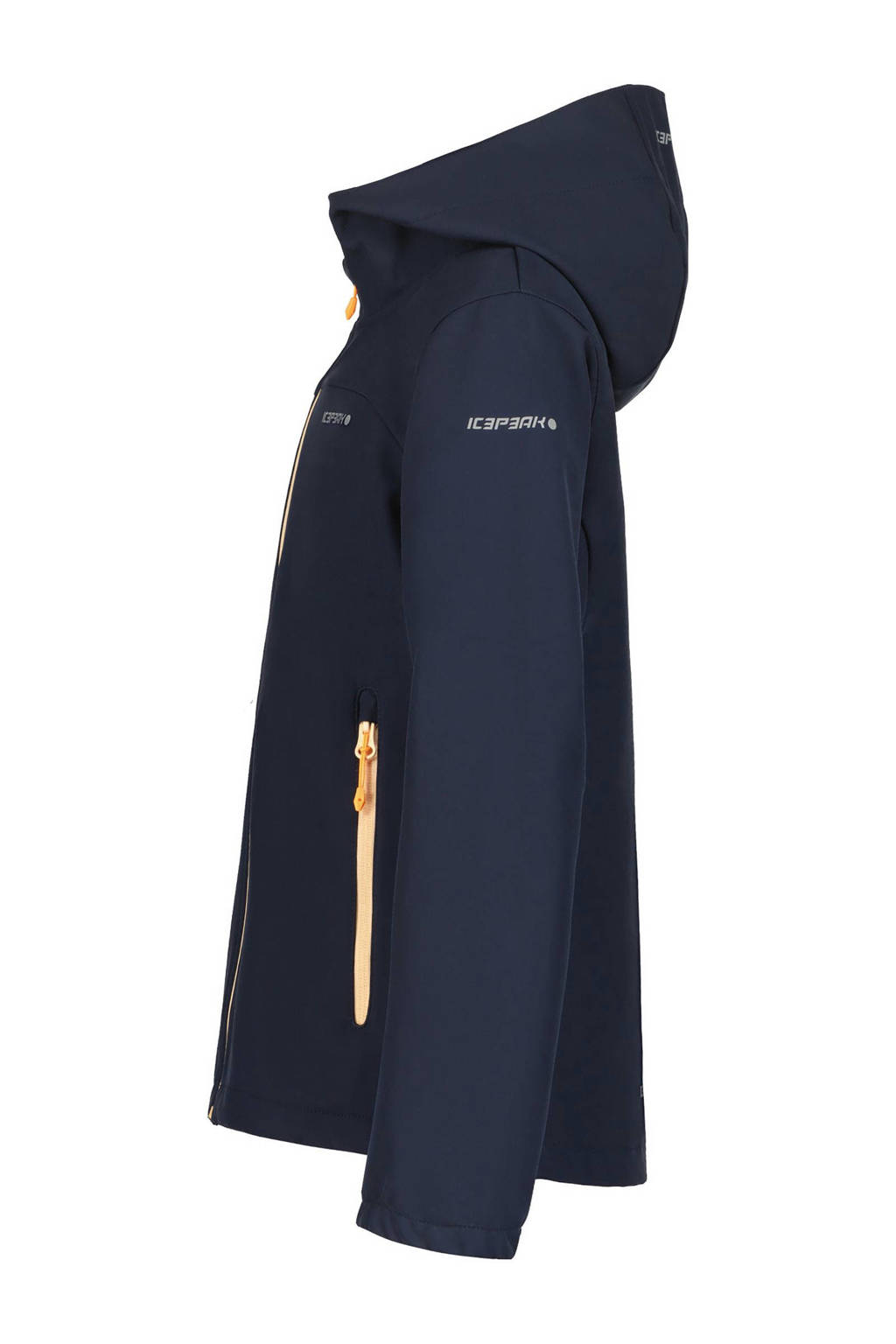 Icepeak softshell jas Kobryn jr donkerblauw
