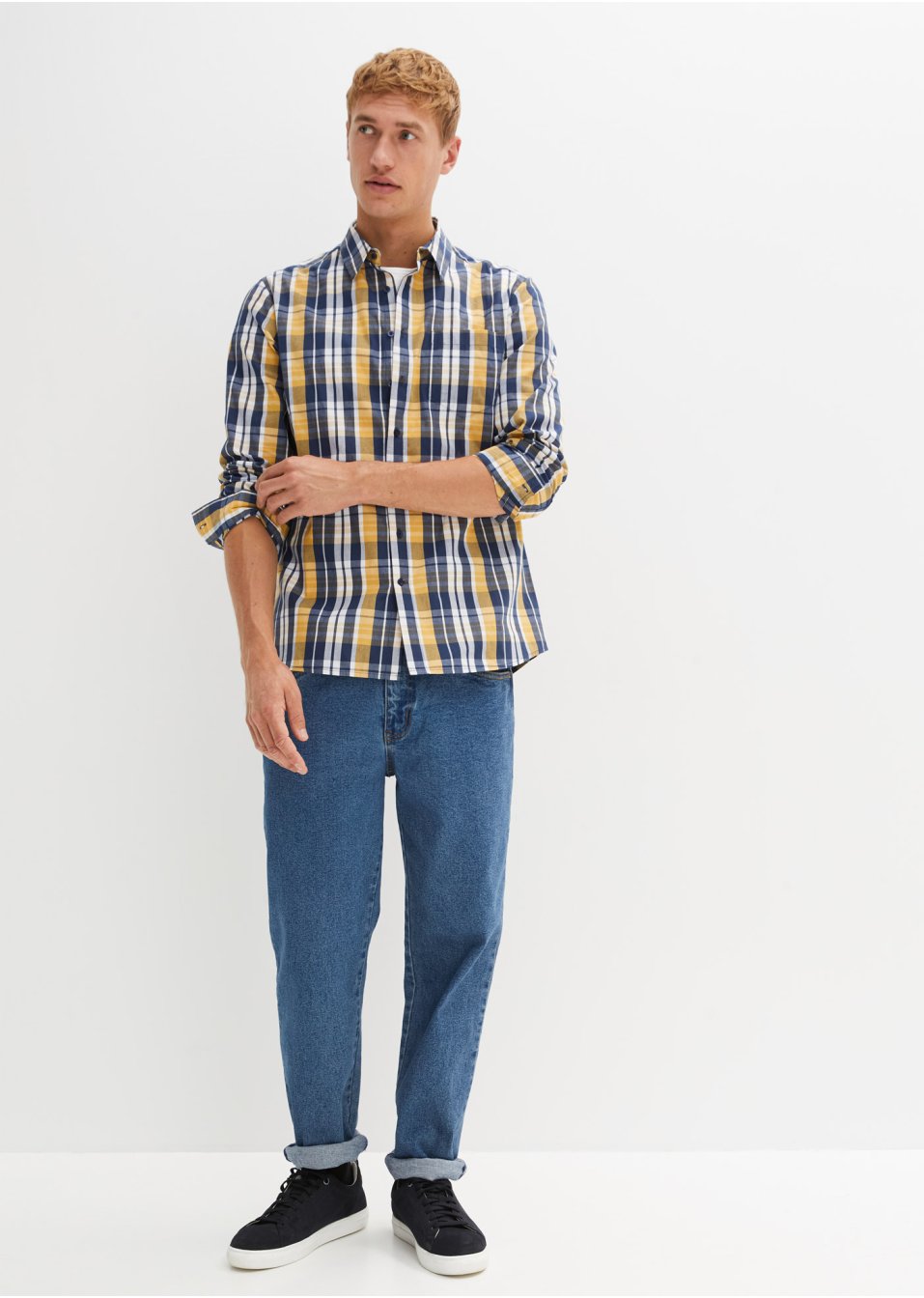 Chemise manches longues coupe confort