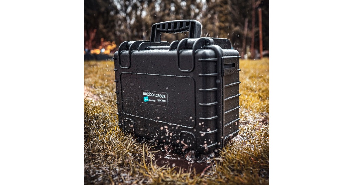 B&Woutdoor.case type 3000 koffer  (Zwart)