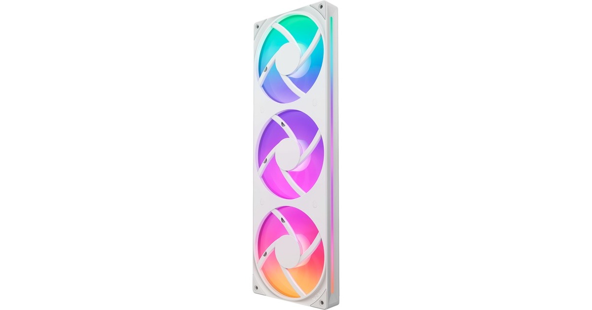 NZXTF360 RGB CORE case fans  (Wit, 3 stuks, 360 x 120 x 26 mm)