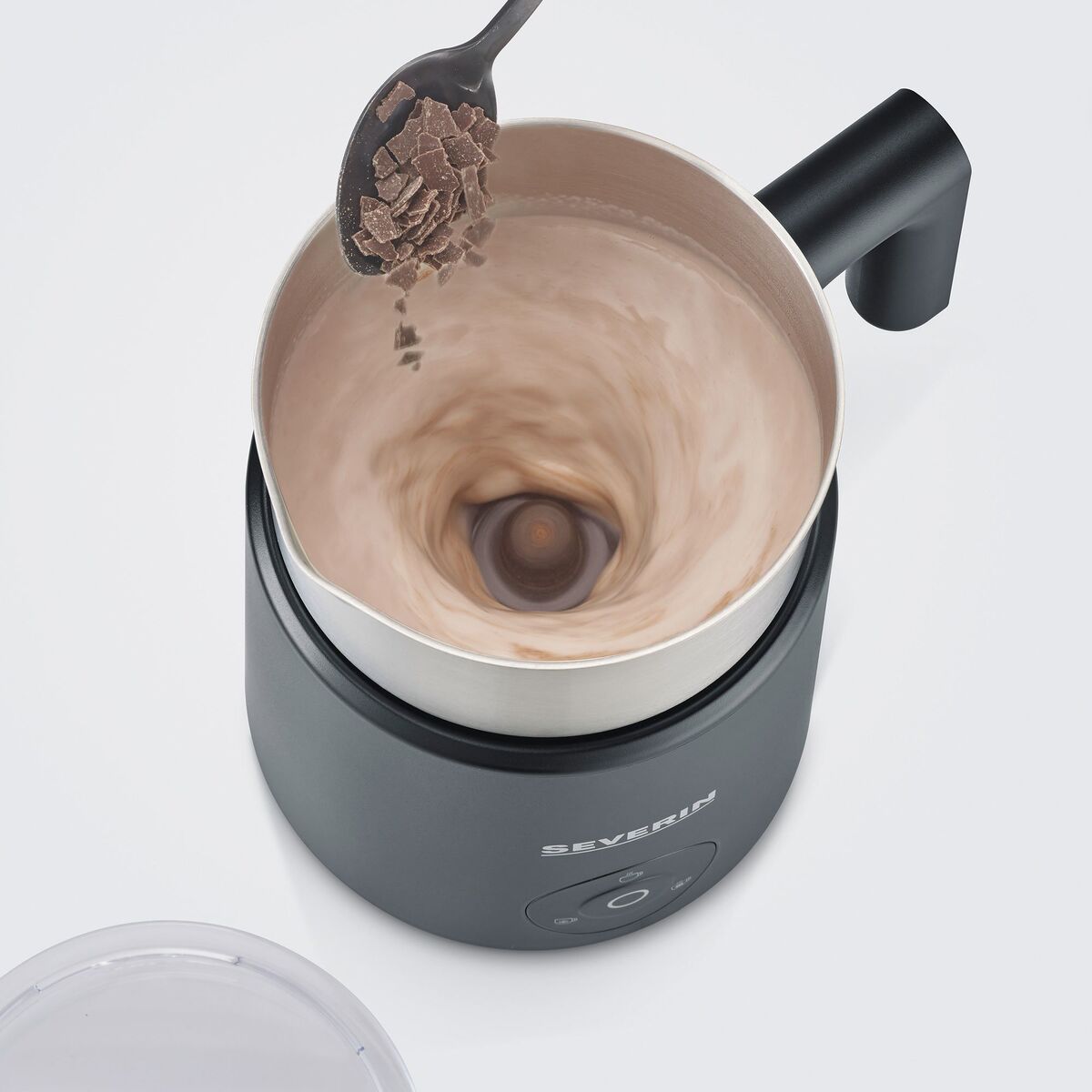 Spuma Lite melkeskummer 400 ml, svart