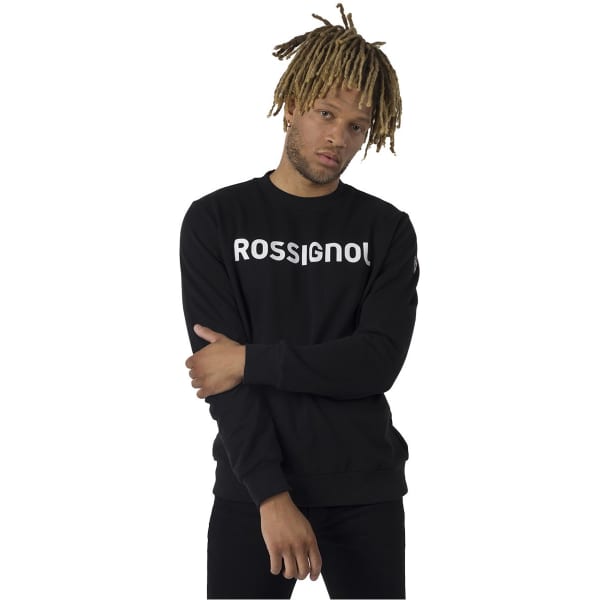Sweatshirt ROSSIGNOL LOGO SWEAT RN FL BLACK