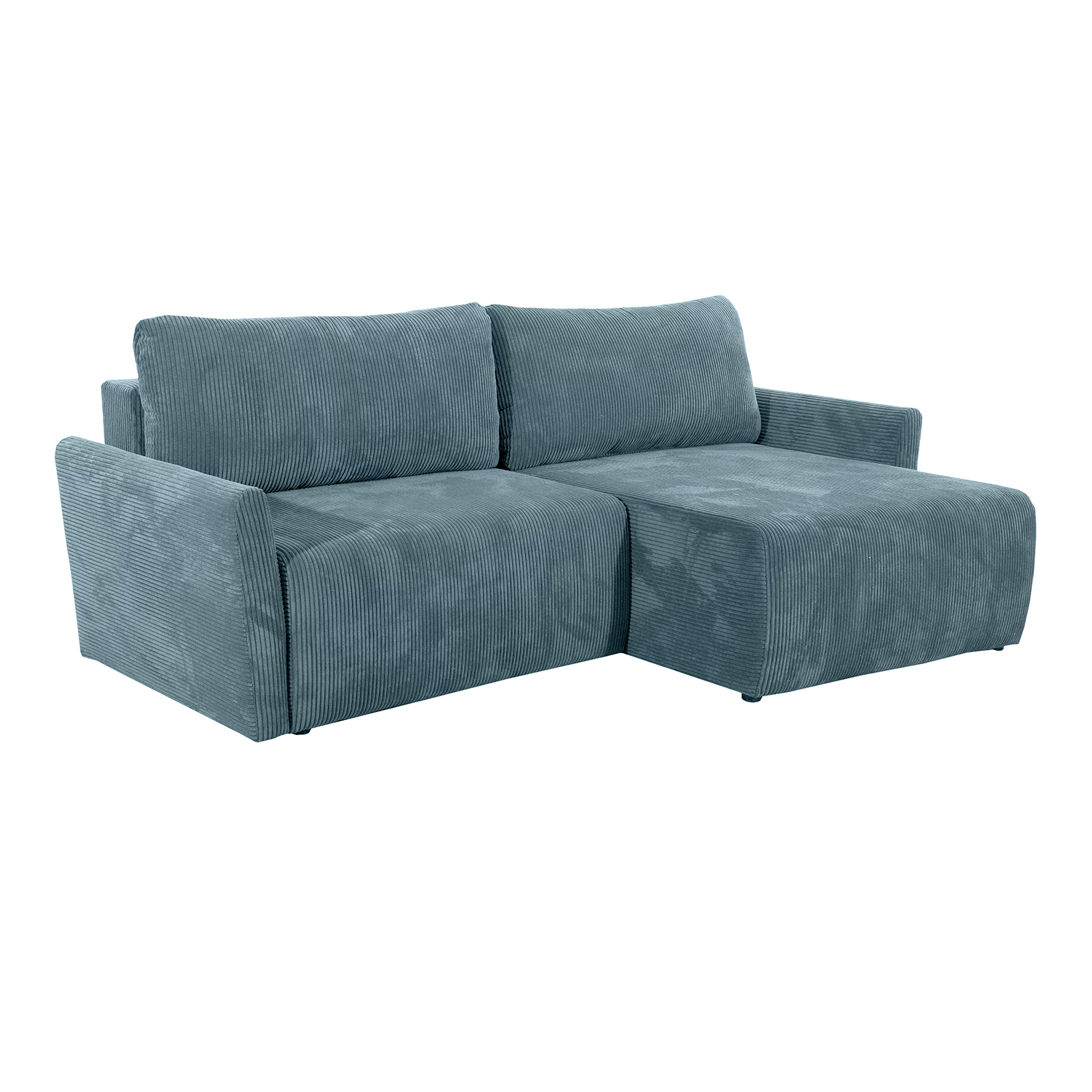 Ecksofa - mint - Liegefunktion und Bettkasten