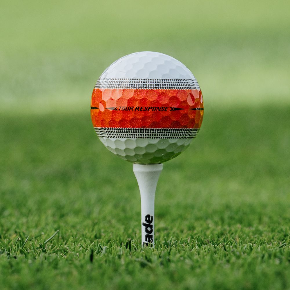 Tour Response Stripe Golfball Hvit/Oransje