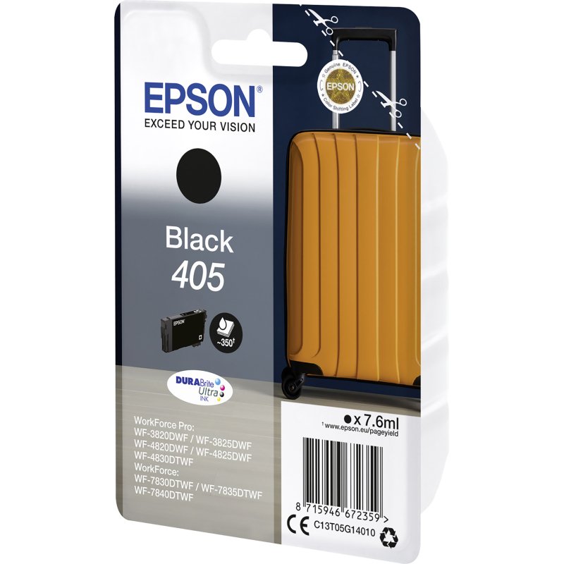 Epson 405 cartouche noire pour imprimante jet d'encre
